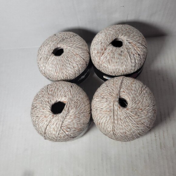 4 Skein Stacy Charles Audra Linen Silk Blend Discontinued DK Weight Yarn Color 1 - Picture 2 of 5